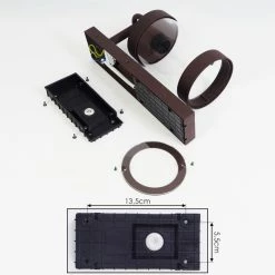 Hofstein Fulham Außenwandleuchte Rostfarben, Braun, 1-flammig, Bewegungsmelder 16 Hofstein Fulham Außenwandleuchte Rostfarben, Braun, 1-flammig, Bewegungsmelder -Außenleuchten Verkäufe fulham aussenwandleuchte h3415030 4