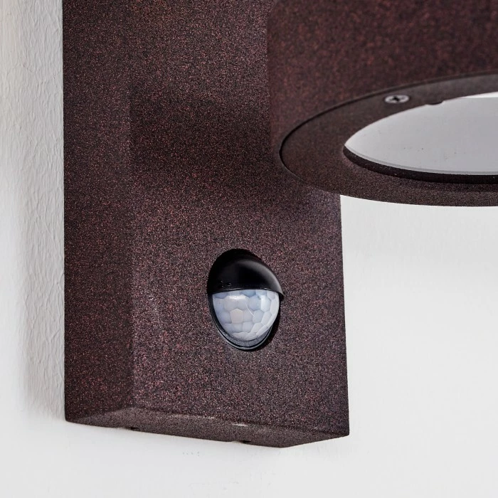 Hofstein Fulham Außenwandleuchte Rostfarben, Braun, 1-flammig, Bewegungsmelder 6 Hofstein Fulham Außenwandleuchte Rostfarben, Braun, 1-flammig, Bewegungsmelder – Bild 6