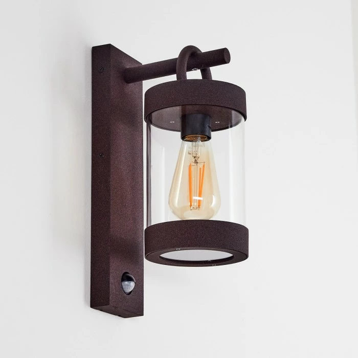 Hofstein Fulham Außenwandleuchte Rostfarben, Braun, 1-flammig, Bewegungsmelder 8 Hofstein Fulham Außenwandleuchte Rostfarben, Braun, 1-flammig, Bewegungsmelder – Bild 8