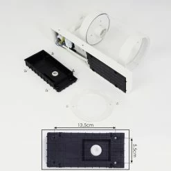 Hofstein Fulham Außenwandleuchte Weiß, 1-flammig, Bewegungsmelder -Außenleuchten Verkäufe fulham aussenwandleuchte h3415061 4