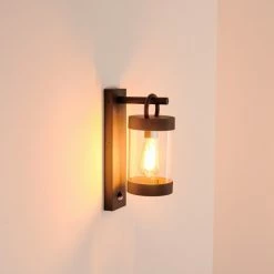 Hofstein Fulham Außenwandleuchte Anthrazit, 1-flammig, Bewegungsmelder 22 Hofstein Fulham Außenwandleuchte Anthrazit, 1-flammig, Bewegungsmelder -Außenleuchten Verkäufe fulham aussenwandleuchte h3415078 10