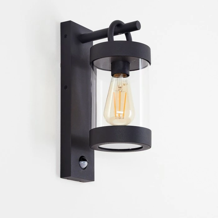 Hofstein Fulham Außenwandleuchte Anthrazit, 1-flammig, Bewegungsmelder 8 Hofstein Fulham Außenwandleuchte Anthrazit, 1-flammig, Bewegungsmelder – Bild 8