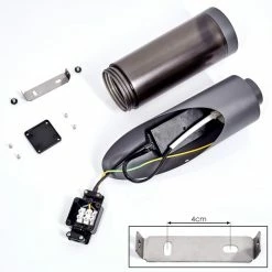 Hofstein Gaborone Außenwandleuchte Anthrazit, 1-flammig, Bewegungsmelder -Außenleuchten Verkäufe gaborone aussenwandleuchte h3611524 4