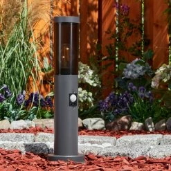 Hofstein Gaborone Sockelleuchte Anthrazit, 1-flammig, Bewegungsmelder -Außenleuchten Verkäufe gaborone sockelleuchte h3607862 6