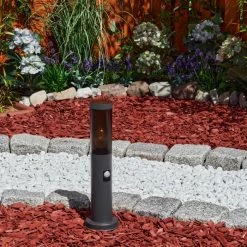 Hofstein Gaborone Sockelleuchte Anthrazit, 1-flammig, Bewegungsmelder -Außenleuchten Verkäufe gaborone sockelleuchte h3607862 8