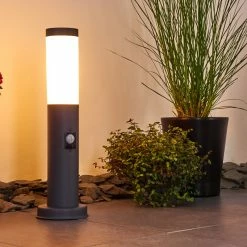 Hofstein Gaborone Wegeleuchte Anthrazit, 1-flammig, Bewegungsmelder 25 Hofstein Gaborone Wegeleuchte Anthrazit, 1-flammig, Bewegungsmelder -Außenleuchten Verkäufe gaborone wegeleuchte h3377734 11