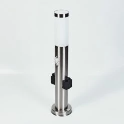 Hofstein Gaborone Wegeleuchte LED Nickel-Matt, 1-flammig, Bewegungsmelder -Außenleuchten Verkäufe gaborone wegeleuchte h3445730 6