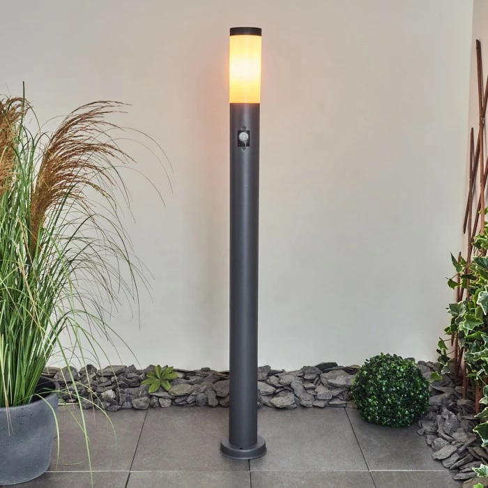 Hofstein Gaborone Wegeleuchte Anthrazit, 1-flammig, Bewegungsmelder 13 Hofstein Gaborone Wegeleuchte Anthrazit, 1-flammig, Bewegungsmelder – Bild 13