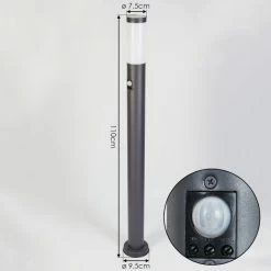 Hofstein Gaborone Wegeleuchte Anthrazit, 1-flammig, Bewegungsmelder 16 Hofstein Gaborone Wegeleuchte Anthrazit, 1-flammig, Bewegungsmelder -Außenleuchten Verkäufe gaborone wegeleuchte h3445792 3