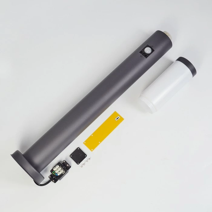 Hofstein Gaborone Wegeleuchte Anthrazit, 1-flammig, Bewegungsmelder 5 Hofstein Gaborone Wegeleuchte Anthrazit, 1-flammig, Bewegungsmelder – Bild 5