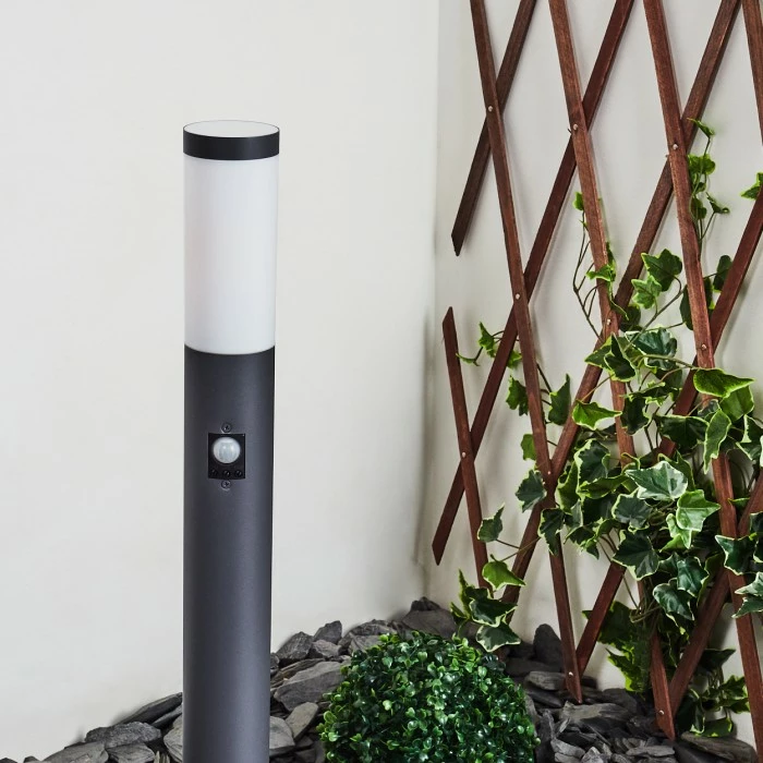 Hofstein Gaborone Wegeleuchte Anthrazit, 1-flammig, Bewegungsmelder 10 Hofstein Gaborone Wegeleuchte Anthrazit, 1-flammig, Bewegungsmelder – Bild 10