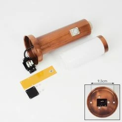 Hofstein Gaborone Wegeleuchte Braun, Holzoptik, 1-flammig, Bewegungsmelder -Außenleuchten Verkäufe gaborone wegeleuchte h3558225 4