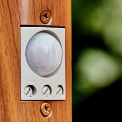 Hofstein Gaborone Wegeleuchte Braun, Holzoptik, 1-flammig, Bewegungsmelder -Außenleuchten Verkäufe gaborone wegeleuchte h3558225 5