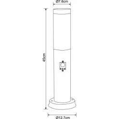 Globo BOSTON Wegeleuchte Anthrazit, 1-flammig, Bewegungsmelder 11 Globo BOSTON Wegeleuchte Anthrazit, 1-flammig, Bewegungsmelder -Außenleuchten Verkäufe globo boston wegeleuchte 3158as 5