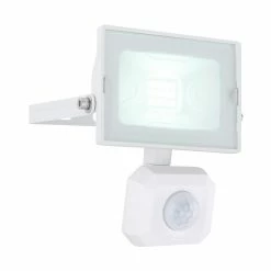 Globo HELGA Gartenstrahler LED Weiß, 1-flammig, Bewegungsmelder