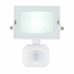 Globo HELGA Gartenstrahler LED Wei&szlig;, 1-flammig, Bewegungsmelder -Außenleuchten Verkäufe globo helga gartenstrahler 34247ws 2