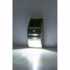 Globo LOGAN Solarleuchte LED Schwarz, 2-flammig, Bewegungsmelder -Außenleuchten Verkäufe globo logan solarleuchte 334812 6