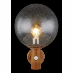 Globo OSSY Außenwandleuchte Edelstahl, Holzoptik, 1-flammig, Bewegungsmelder 7 Globo OSSY Außenwandleuchte Edelstahl, Holzoptik, 1-flammig, Bewegungsmelder -Außenleuchten Verkäufe globo ossy aussenwandleuchte 31860ws 3