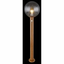 Globo OSSY Wegeleuchte Holzoptik, 1-flammig, Bewegungsmelder -Außenleuchten Verkäufe globo ossy wegeleuchte 31863ws 2