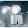 Globo RADIATOR II Strahler Silber, 2-flammig, Bewegungsmelder