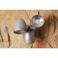 Globo RADIATOR II Strahler Silber, 2-flammig, Bewegungsmelder -Außenleuchten Verkäufe globo radiator ii strahler 34105 2s do1 3
