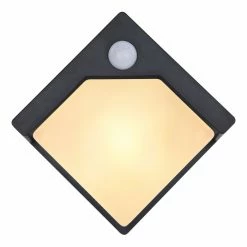 Globo Solar Außenwandleuchte LED Schwarz, 8-flammig, Bewegungsmelder -Außenleuchten Verkäufe globo solar aussenwandleuchte 36480 3