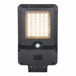 Globo Solar Fassadenstrahler LED Schwarz, 1-flammig, Bewegungsmelder -Außenleuchten Verkäufe globo solar fassadenstrahler 36486 6