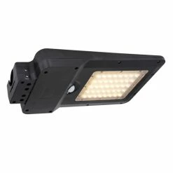 Globo Solar Fassadenstrahler LED Schwarz, 1-flammig, Bewegungsmelder -Außenleuchten Verkäufe globo solar fassadenstrahler 36486 7