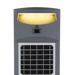 Globo Solar Sockelleuchte LED Anthrazit, 1-flammig, Bewegungsmelder -Außenleuchten Verkäufe globo solar sockelleuchte 36484 4