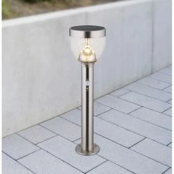 Globo Solar-Wegeleuchte LED Edelstahl, 20-flammig, Bewegungsmelder -Außenleuchten Verkäufe globo solar wegeleuchte 33436 2