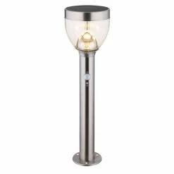 Globo Solar-Wegeleuchte LED Edelstahl, 20-flammig, Bewegungsmelder -Außenleuchten Verkäufe globo solar wegeleuchte 33436 3