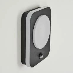 Hofstein Haga Außenwandleuchte LED Schwarz, 1-flammig, Bewegungsmelder -Außenleuchten Verkäufe haga aussenwandleuchte h3438312 9