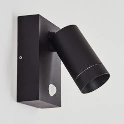 Hofstein Hakamken Außenwandleuchte Schwarz, 1-flammig, Bewegungsmelder -Außenleuchten Verkäufe hakamken aussenwandleuchte h3548035 7