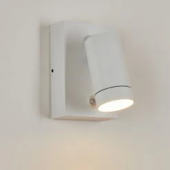 Hofstein Hakamken Außenwandleuchte Weiß, 1-flammig, Bewegungsmelder -Außenleuchten Verkäufe hakamken aussenwandleuchte h3548059 9