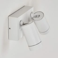 Hofstein Hakamken Außenwandleuchte Weiß, 2-flammig, Bewegungsmelder -Außenleuchten Verkäufe hakamken aussenwandleuchte h3548103 10