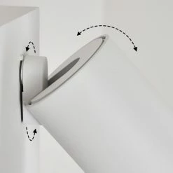 Hofstein Hakamken Außenwandleuchte Weiß, 2-flammig, Bewegungsmelder -Außenleuchten Verkäufe hakamken aussenwandleuchte h3548103 2