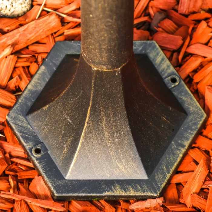 Hofstein Hongkong Frost Außenstehleuchte Braun, Gold, 1-flammig, Bewegungsmelder 13 Hofstein Hongkong Frost Außenstehleuchte Braun, Gold, 1-flammig, Bewegungsmelder – Bild 13