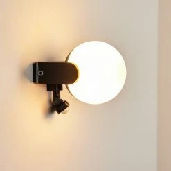 Hofstein Kalfhaga Außenwandleuchte Schwarz, Weiß, 1-flammig, Bewegungsmelder -Außenleuchten Verkäufe kalfhaga aussenwandleuchte h3421079 10