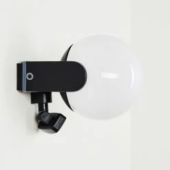 Hofstein Kalfhaga Außenwandleuchte Schwarz, Weiß, 1-flammig, Bewegungsmelder -Außenleuchten Verkäufe kalfhaga aussenwandleuchte h3421079 7