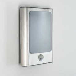 Hofstein Kimola Aussenwandleuchte LED Nickel-Matt, 1-flammig, Bewegungsmelder -Außenleuchten Verkäufe kimola aussenwandleuchte h3022764 11