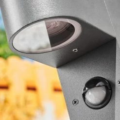 Hofstein Kingstown Wegeleuchte Anthrazit, 1-flammig, Bewegungsmelder -Außenleuchten Verkäufe kingstown wegeleuchte h3581674 2