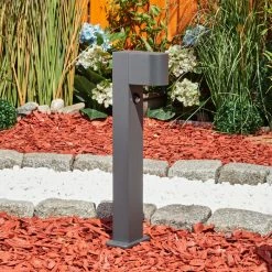 Hofstein Kingstown Wegeleuchte Anthrazit, 1-flammig, Bewegungsmelder -Außenleuchten Verkäufe kingstown wegeleuchte h3581674 9