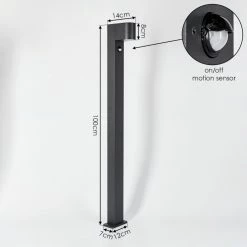 Hofstein Kingstown Wegeleuchte Anthrazit, 1-flammig, Bewegungsmelder 13 Hofstein Kingstown Wegeleuchte Anthrazit, 1-flammig, Bewegungsmelder -Außenleuchten Verkäufe kingstown wegeleuchte h3600993 3