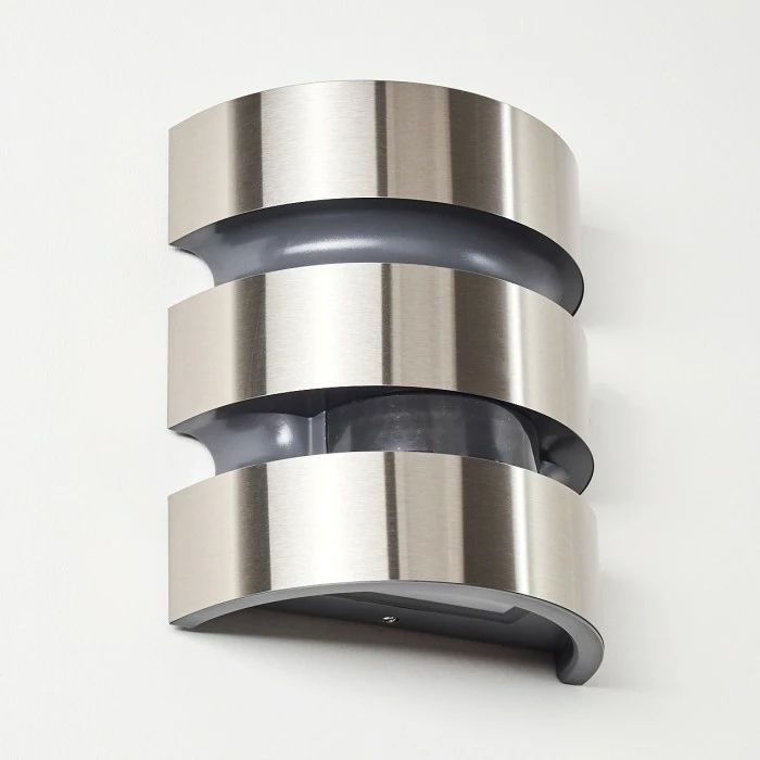 Hofstein Kolding Außenwandleuchte LED Schwarz, Edelstahl, 1-flammig, Bewegungsmelder 5 Hofstein Kolding Außenwandleuchte LED Schwarz, Edelstahl, 1-flammig, Bewegungsmelder – Bild 5