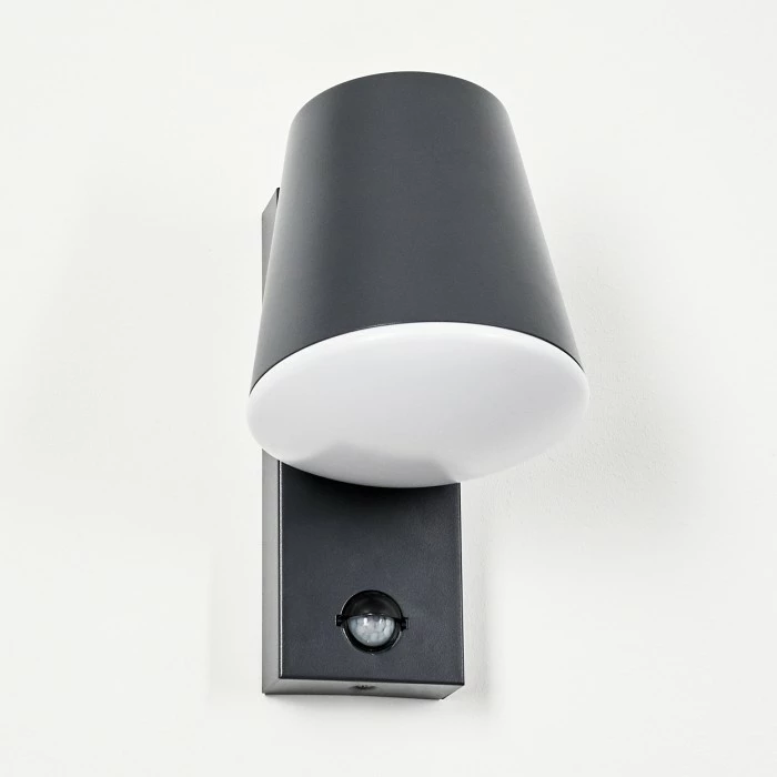 Hofstein Komata Außenwandleuchte Anthrazit, 1-flammig, Bewegungsmelder 2 Hofstein Komata Außenwandleuchte Anthrazit, 1-flammig, Bewegungsmelder – Bild 2