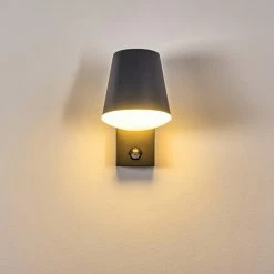 Hofstein Komata Außenwandleuchte Anthrazit, 1-flammig, Bewegungsmelder 18 Hofstein Komata Außenwandleuchte Anthrazit, 1-flammig, Bewegungsmelder -Außenleuchten Verkäufe komata aussenwandleuchte h3385180 6