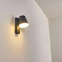 Hofstein Komata Außenwandleuchte Anthrazit, 1-flammig, Bewegungsmelder 20 Hofstein Komata Außenwandleuchte Anthrazit, 1-flammig, Bewegungsmelder -Außenleuchten Verkäufe komata aussenwandleuchte h3385180 8