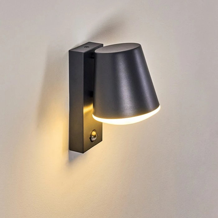 Hofstein Komata Außenwandleuchte Anthrazit, 1-flammig, Bewegungsmelder 10 Hofstein Komata Außenwandleuchte Anthrazit, 1-flammig, Bewegungsmelder – Bild 10