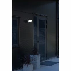 Konstsmide Leuchten Konstsmide Camera-Smart-Light Außenwandleuchte LED Schwarz, 1-flammig, Bewegungsmelder