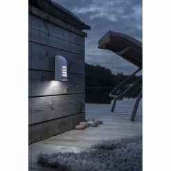 Konstsmide Leuchten Konstsmide Prato Batterie Wandleuchte LED Weiß, 1-flammig, Bewegungsmelder